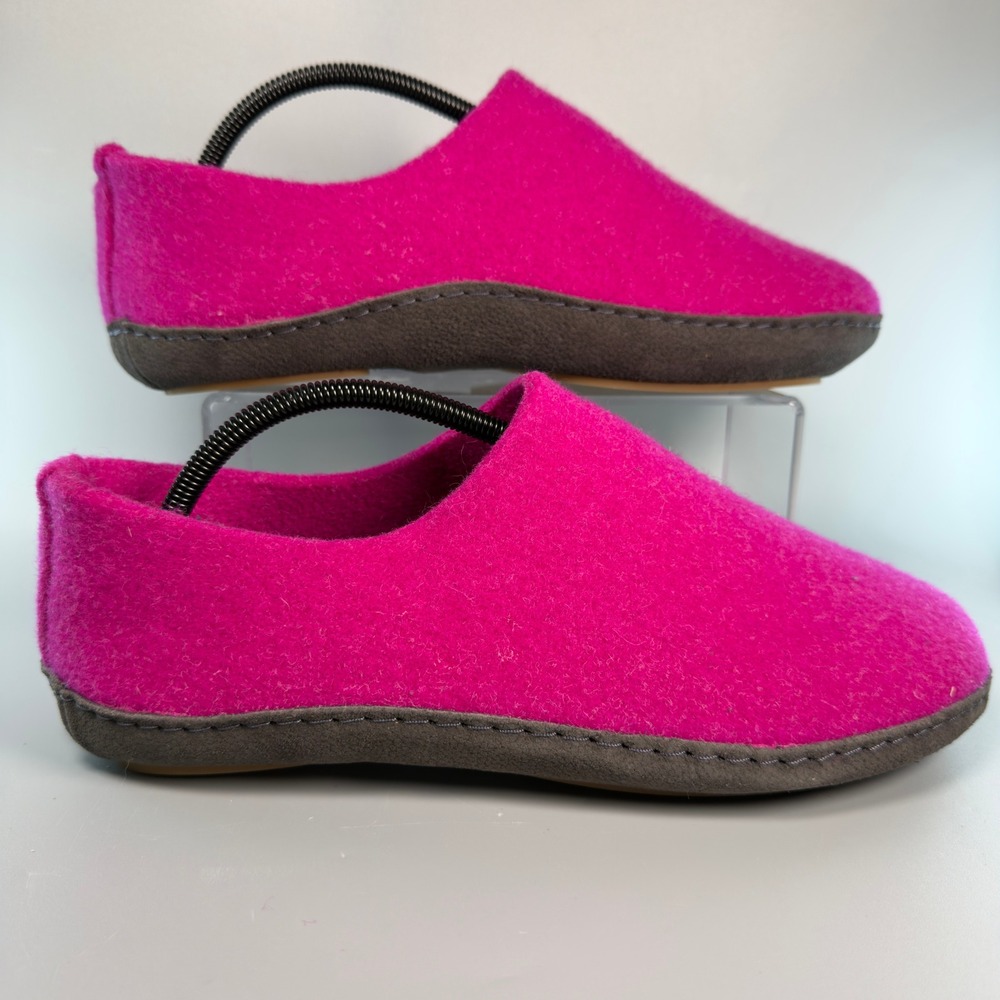 Cosyfeet Purewool Mooch Womens US 10 UK 8 Slipper Shoes Pink Slip On Clog Mule